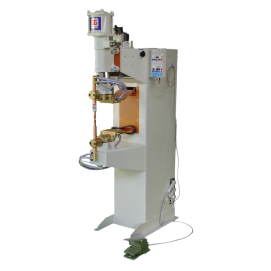 Stationary spot welding machines