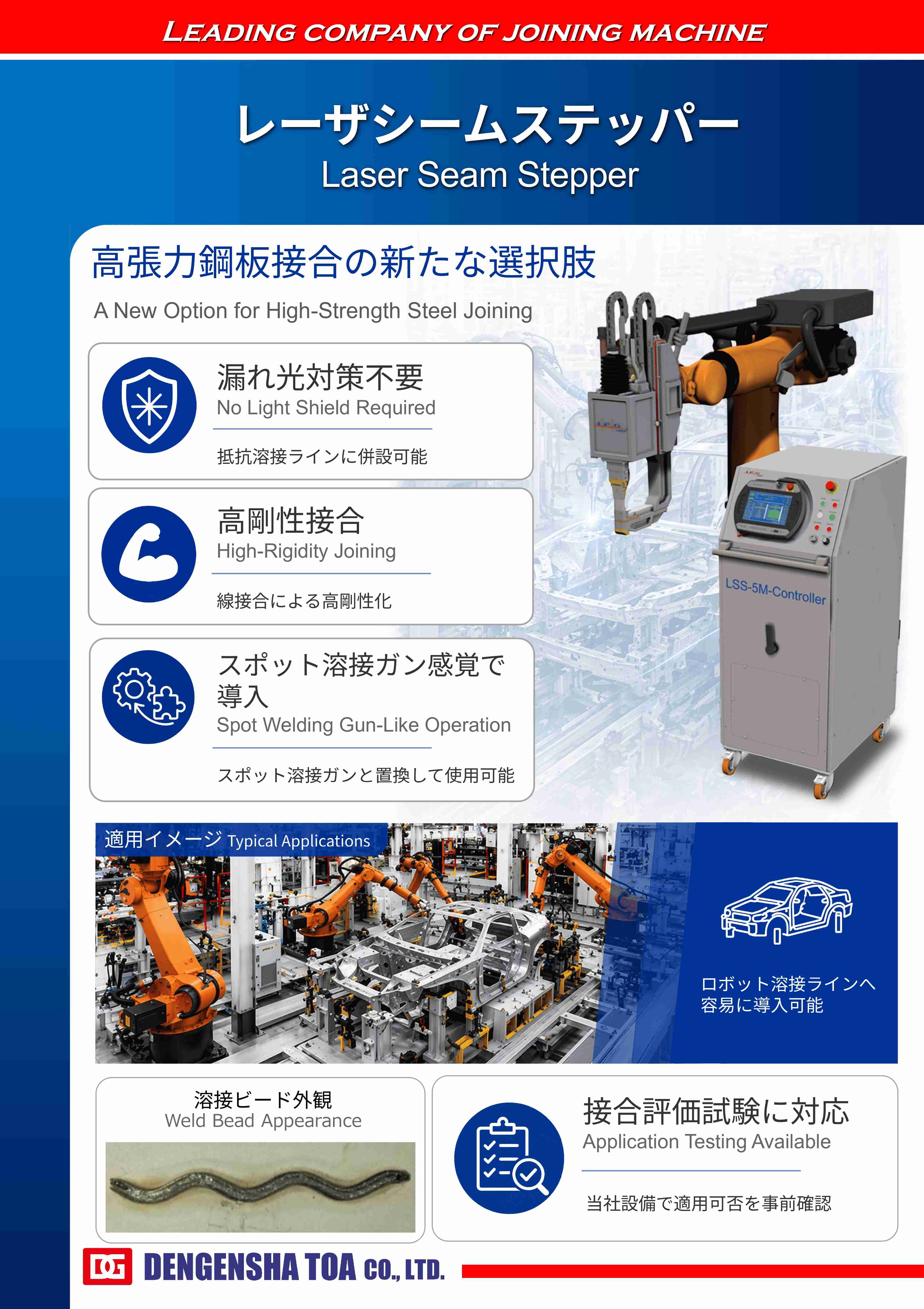レーザシームステッパー