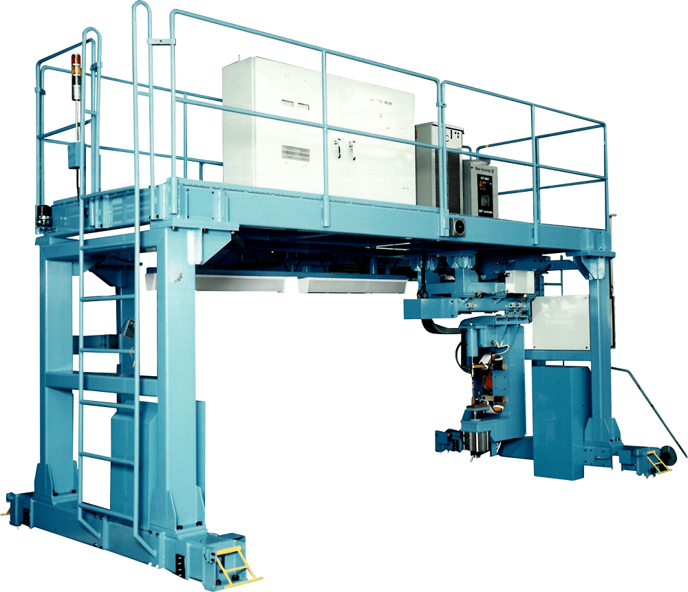 側総組立用NCスポット溶接機