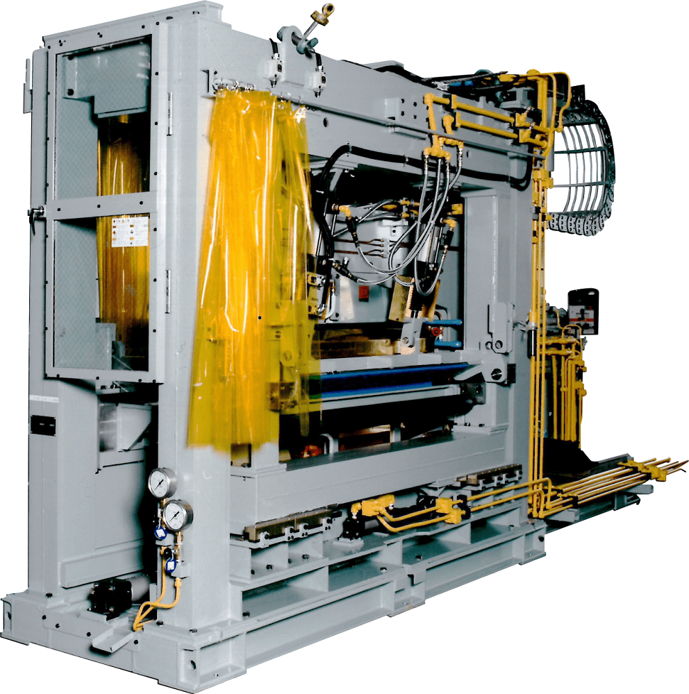 Spot welding machine for plate joints